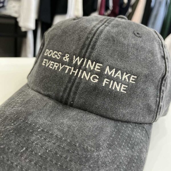 Alternative view of Dogs and wine