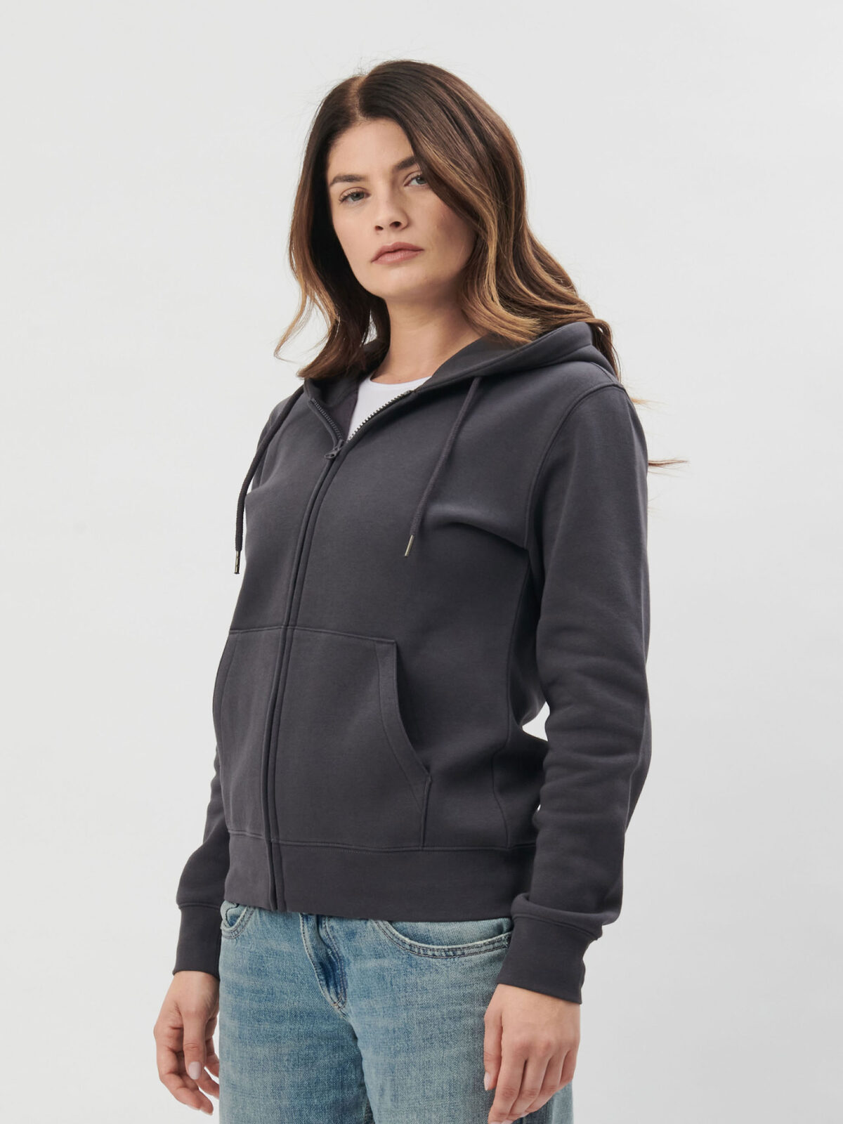 Zip cappuccio donna