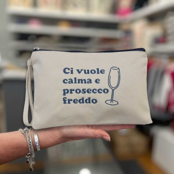 Calma e prosecco - blu